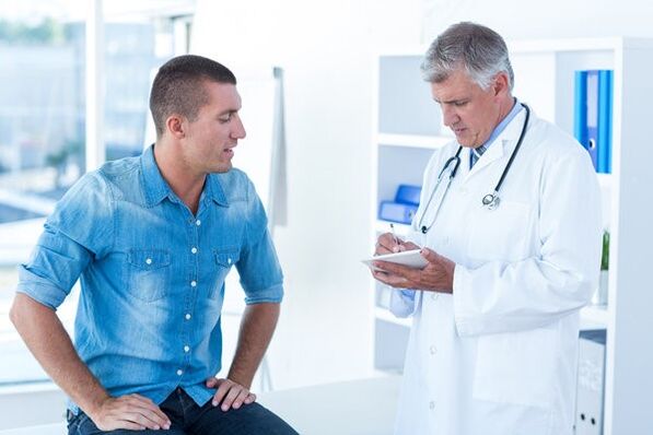 Consultar um médico para prostatite crônica